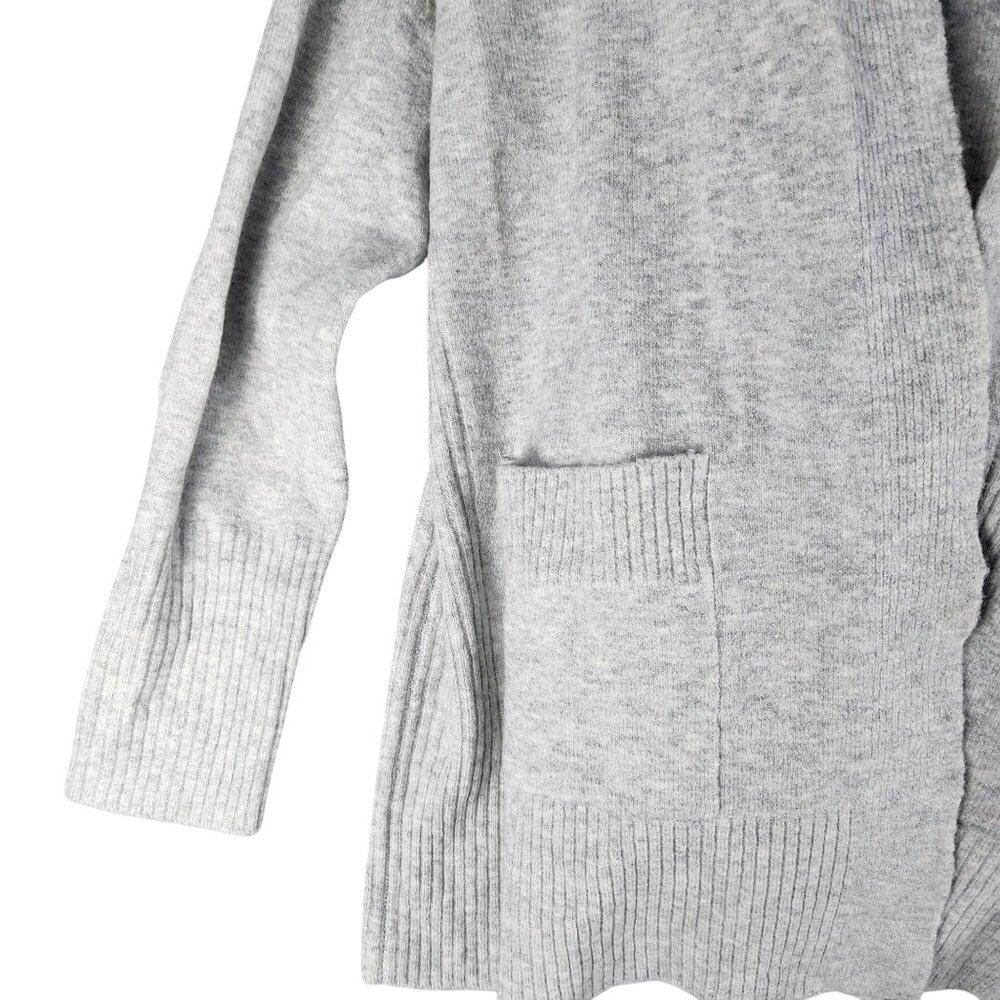 Love Ellie XXL Womens Open Front Cardigan Sweater With Pockets In Light Gray Acr - Picture 4 of 9